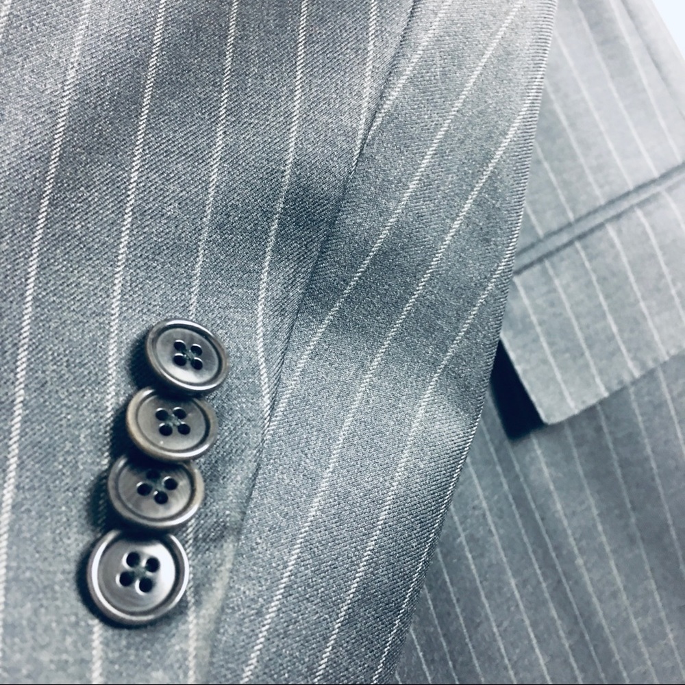 Ermenegildo Zegna All Season Gray Mens Blazer, 42 - Picture 6 of 8